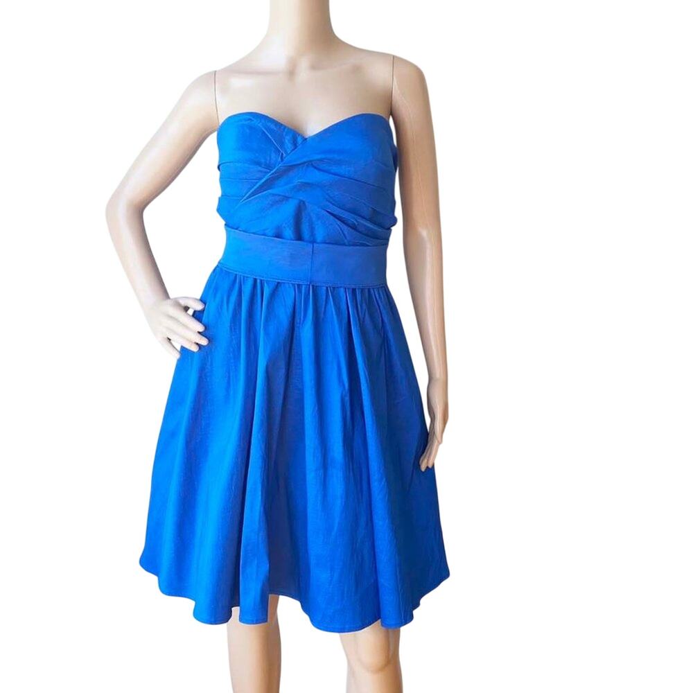Calvin Klein NWT Blue Strapless Dress Size 12